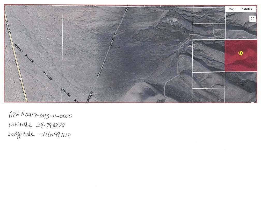 39.4 Acres of Recreational Land for Sale in Barstow, California