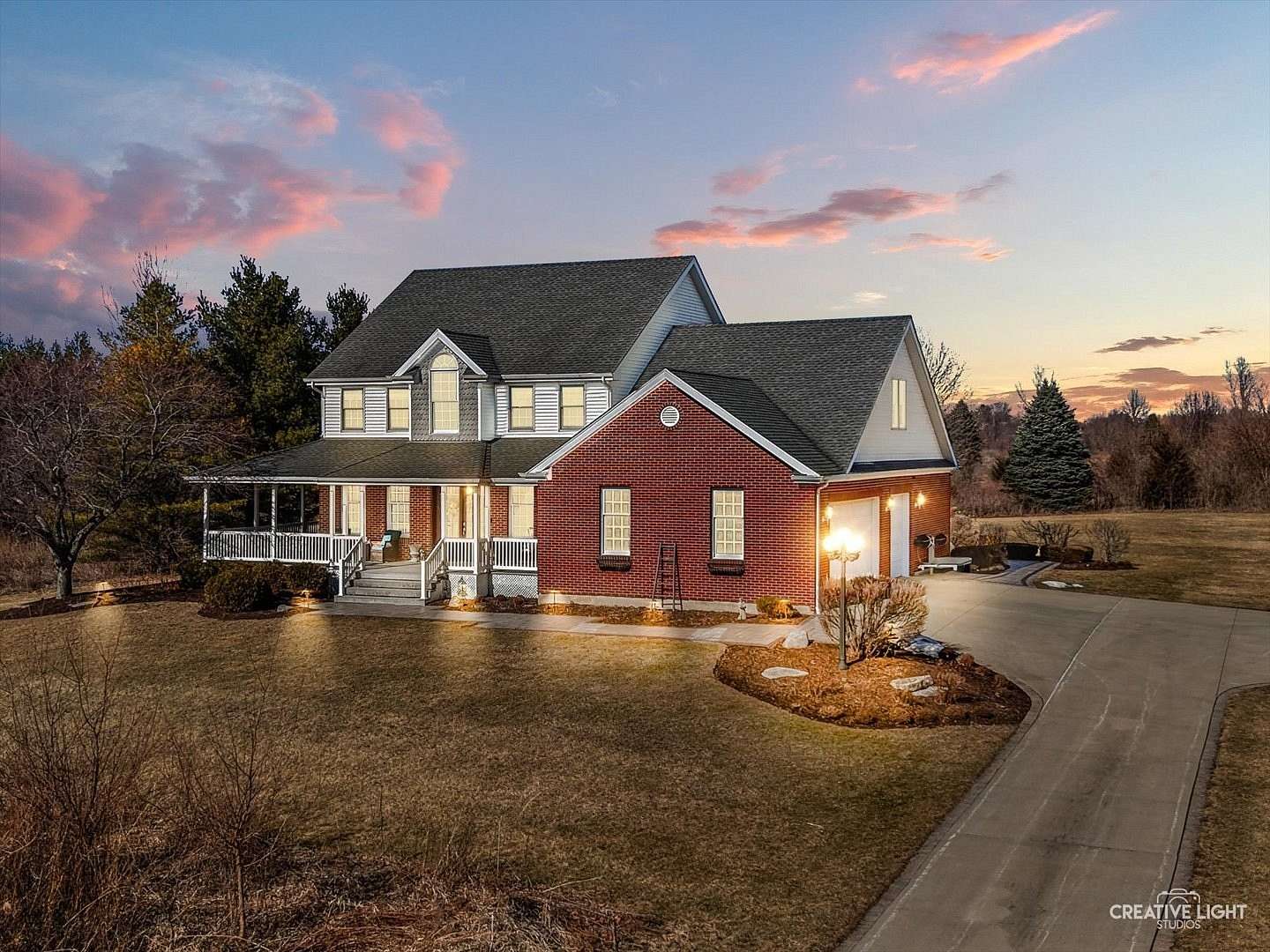 9 Acres of Land with Home for Sale in Oswego, Illinois