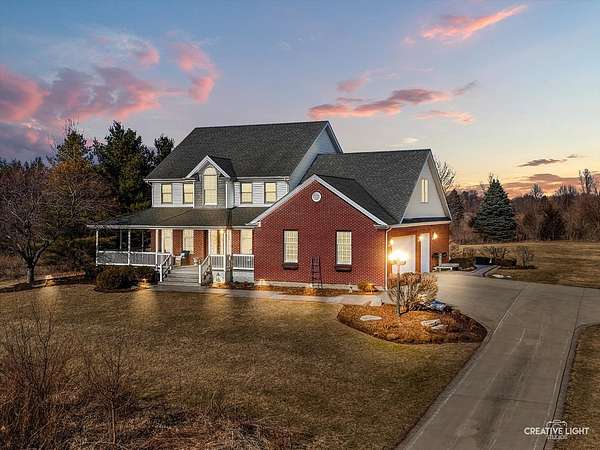 9 Acres of Residential Land with Home for Sale in Oswego, Illinois