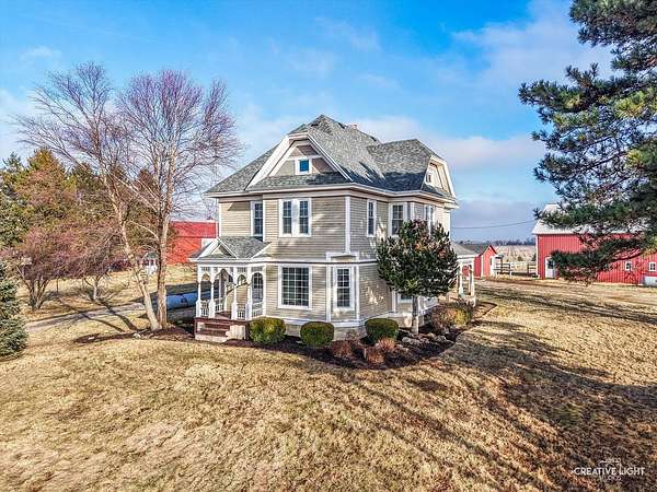 10 Acres of Land with Home for Sale in Hinckley, Illinois