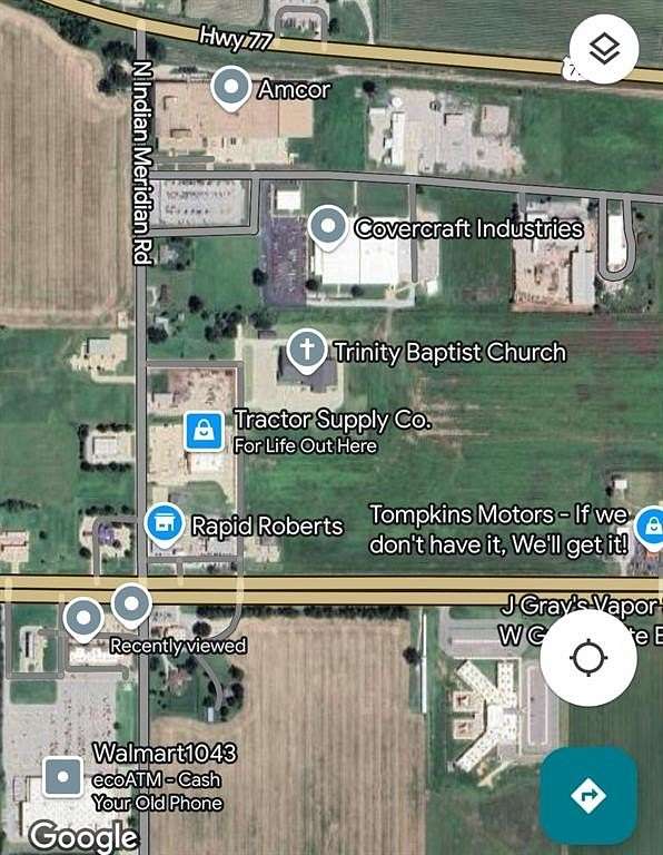 0.4 Acres of Improved Commercial Land for Sale in Pauls Valley, Oklahoma