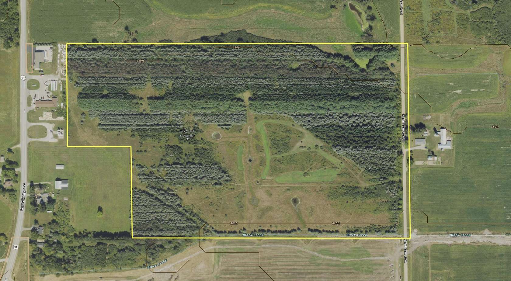 65 Acres of Recreational Land & Farm for Sale in Scottville, Michigan