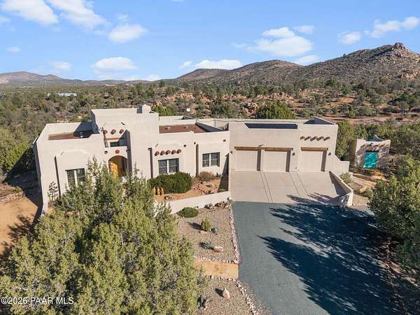 5 Acres of Residential Land with Home for Sale in Prescott, Arizona