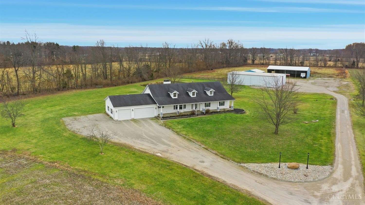 10.1 Acres of Land with Home for Sale in Washington Township, Ohio