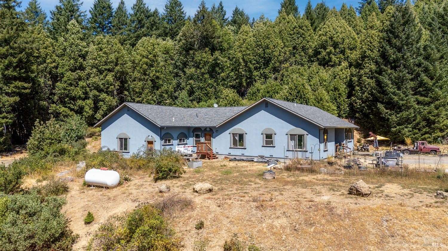 210 Acres of Recreational Land with Home for Sale in Laytonville, California