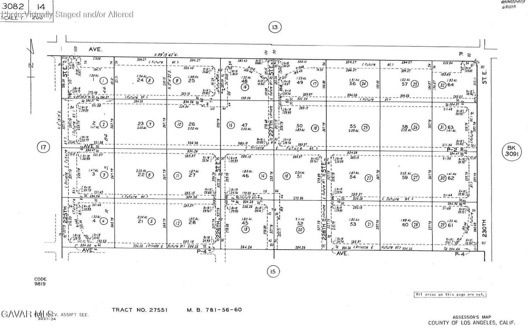 2.22 Acres of Residential Land for Sale in Palmdale, California