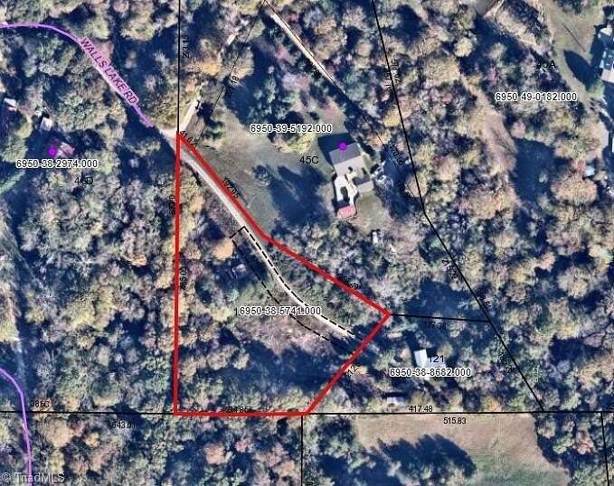 2.23 Acres of Residential Land for Sale in Walnut Cove, North Carolina