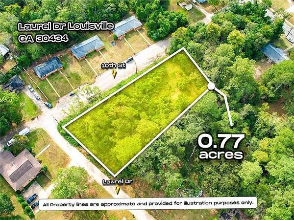 0.77 Acres of Residential Land for Sale in Louisville, Georgia