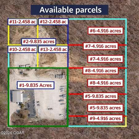 2 Acres of Commercial Land for Sale in Carthage, Missouri