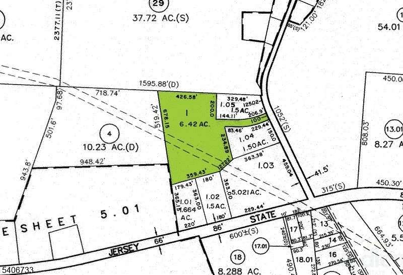 6.42 Acres of Mixed-Use Land for Sale in Franklin Township, New Jersey