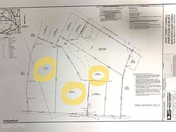 6.24 Acres of Land for Sale in Milan, Tennessee