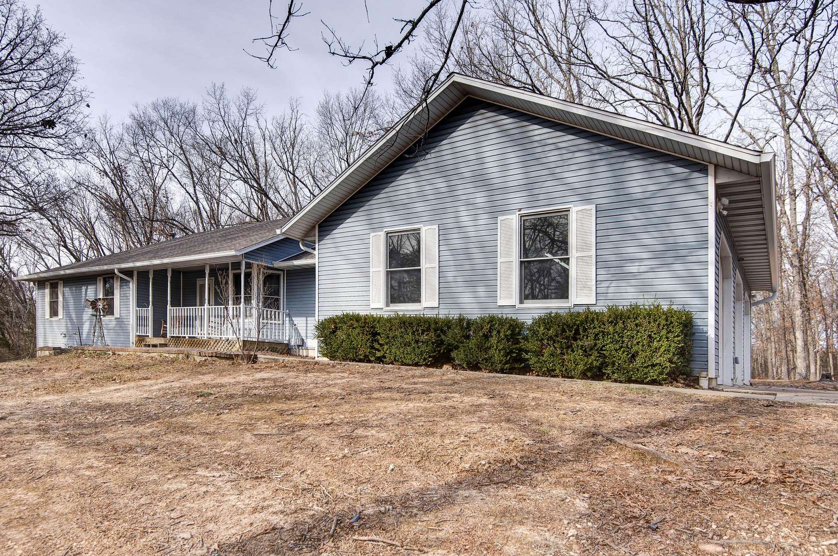 10 Acres of Residential Land with Home for Sale in Strafford, Missouri