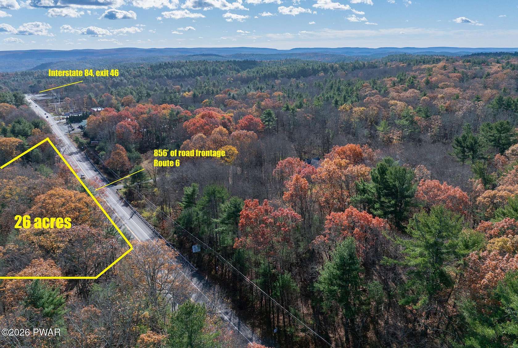 26 Acres of Land for Sale in Milford, Pennsylvania