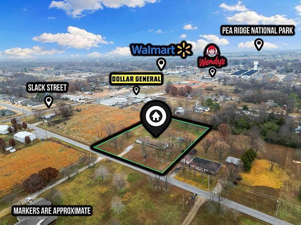 2 Acres of Improved Mixed-Use Land for Sale in Pea Ridge, Arkansas