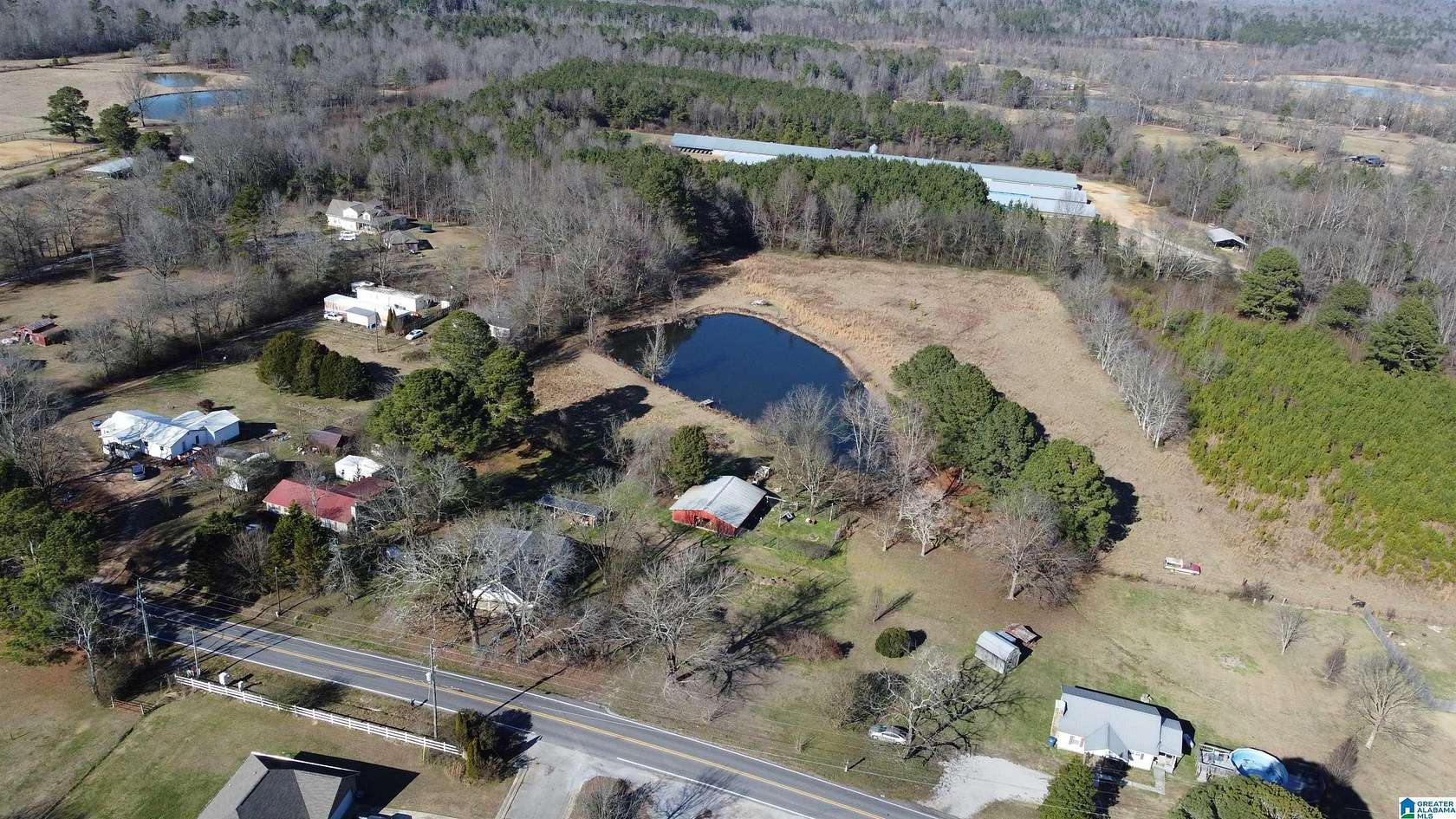 6.64 Acres of Residential Land with Home for Sale in Odenville, Alabama