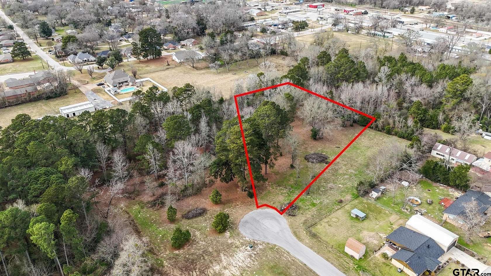 1.69 Acres of Residential Land for Sale in Brownsboro, Texas