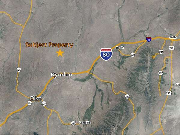 80 Acres of Recreational Land for Sale in Ryndon, Nevada