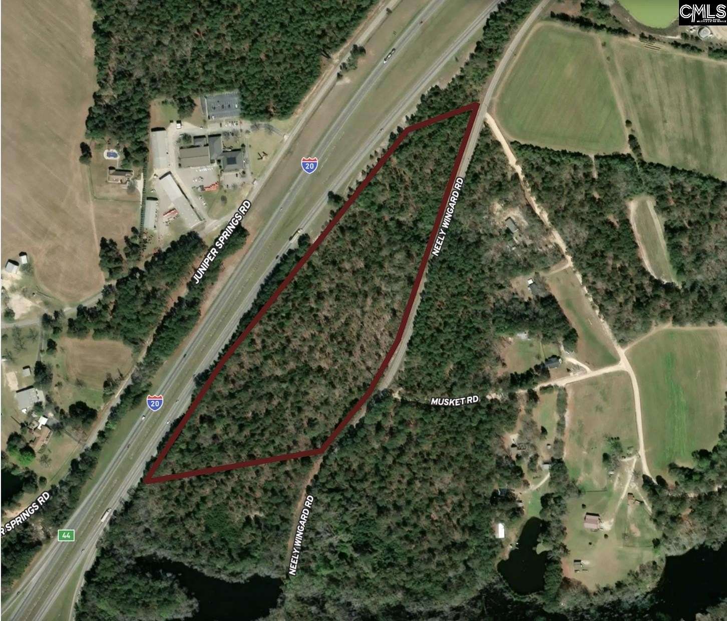 20.7 Acres of Commercial Land for Sale in Gilbert, South Carolina