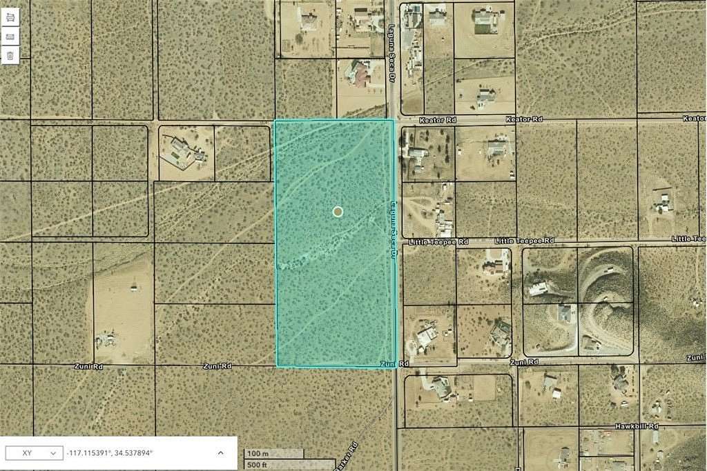 20 Acres of Agricultural & Residential Land for Sale in Apple Valley, California