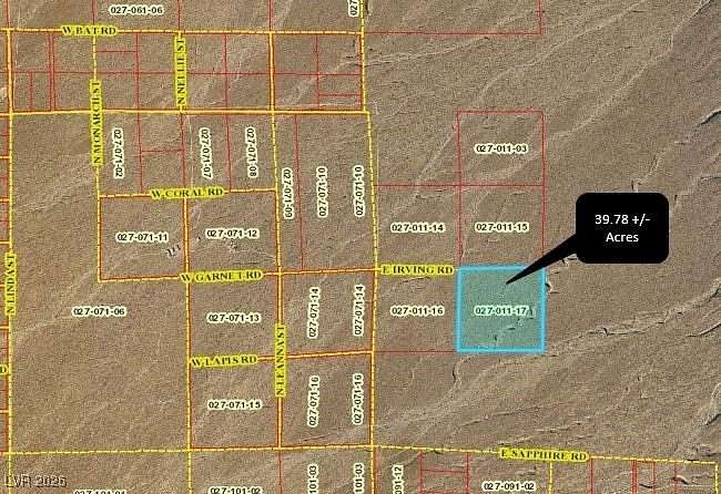 39.8 Acres of Land for Sale in Pahrump, Nevada