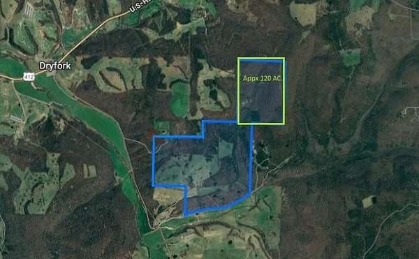 350 Acres of Recreational Land & Farm for Sale in Berryville, Arkansas