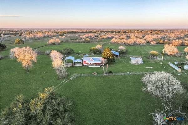 19.6 Acres of Land with Home for Sale in Yorktown, Texas