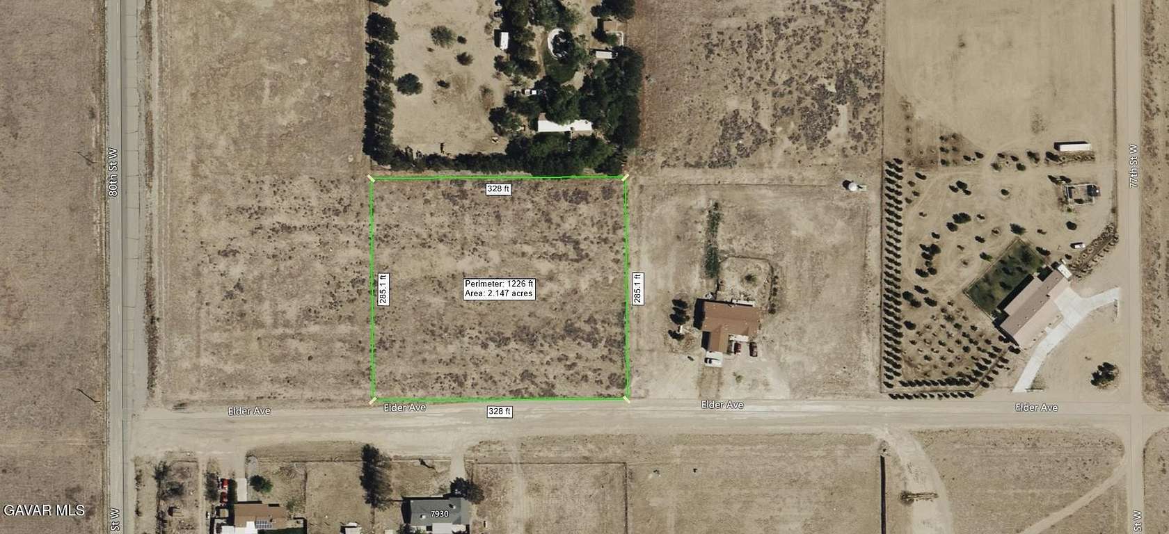 2.15 Acres of Land for Sale in Rosamond, California