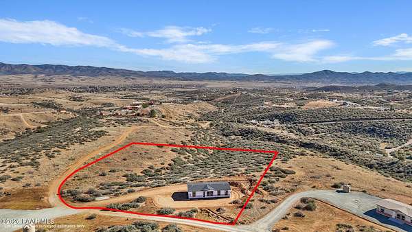 4 Acres of Residential Land with Home for Sale in Dewey-Humboldt, Arizona