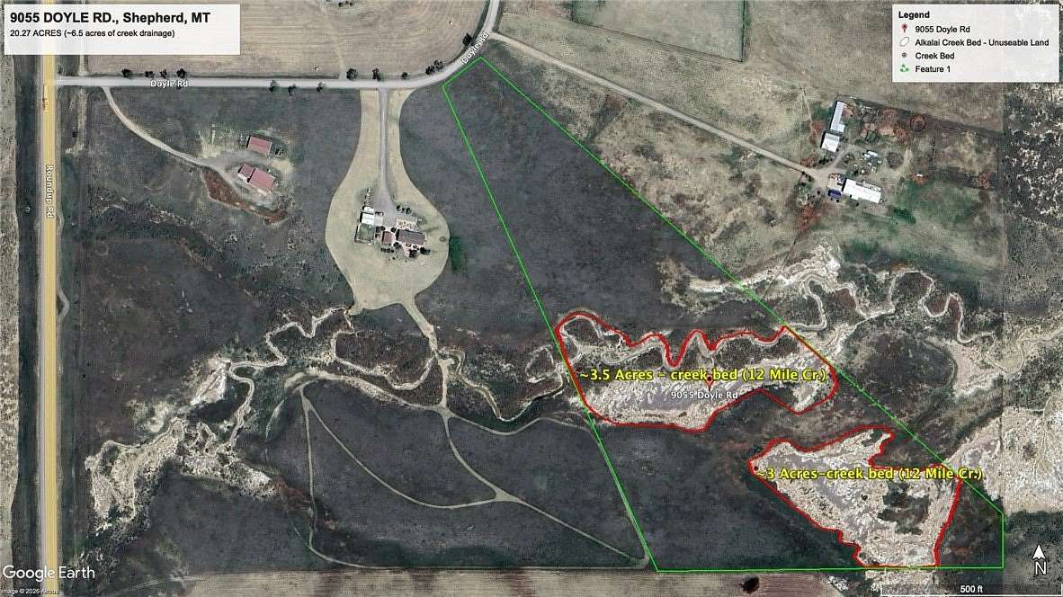 20.3 Acres of Land for Sale in Shepherd, Montana