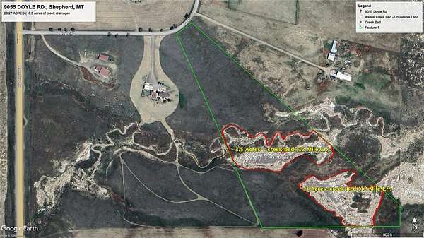 20.3 Acres of Land for Sale in Shepherd, Montana