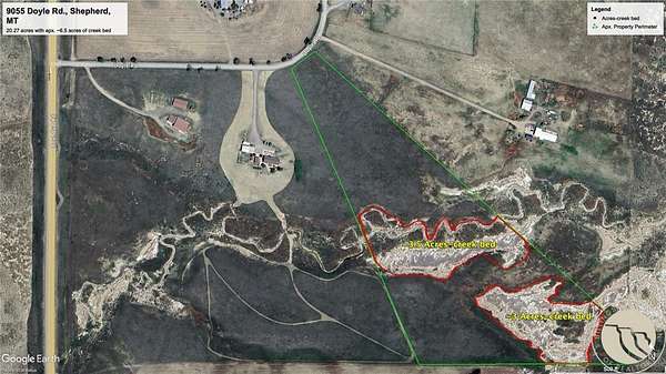 20.3 Acres of Land for Sale in Shepherd, Montana