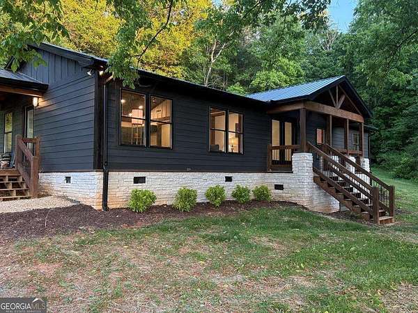 3 Acres of Residential Land with Home for Sale in Mineral Bluff, Georgia