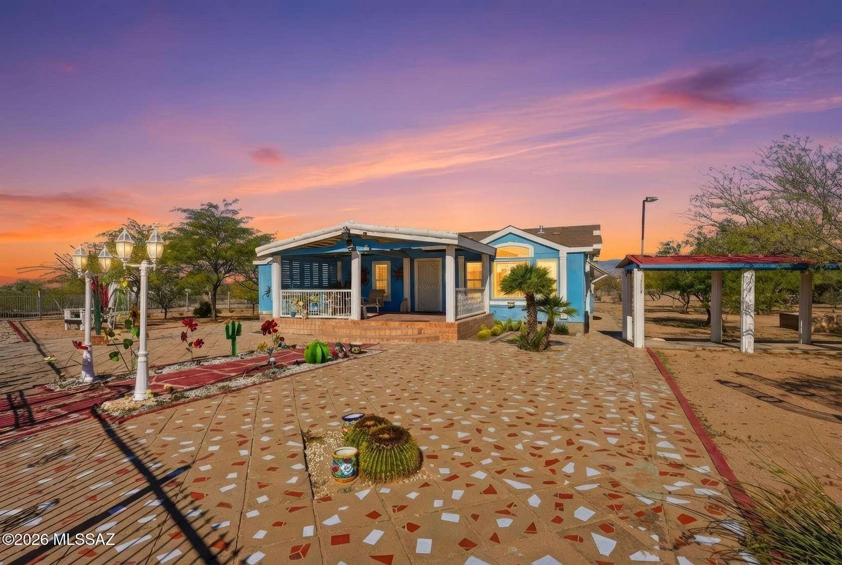 2.1 Acres of Residential Land with Home for Sale in Vail, Arizona