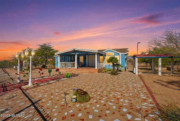 2.1 Acres of Residential Land with Home for Sale in Vail, Arizona