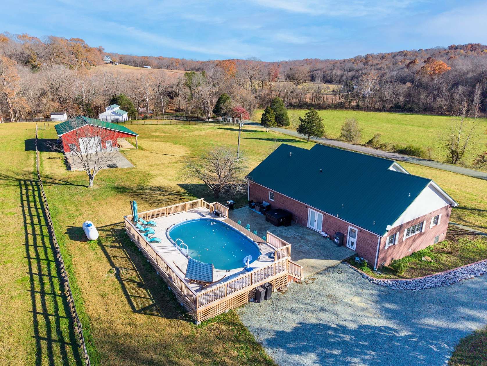 8.83 Acres of Land with Home for Sale in Vanleer, Tennessee
