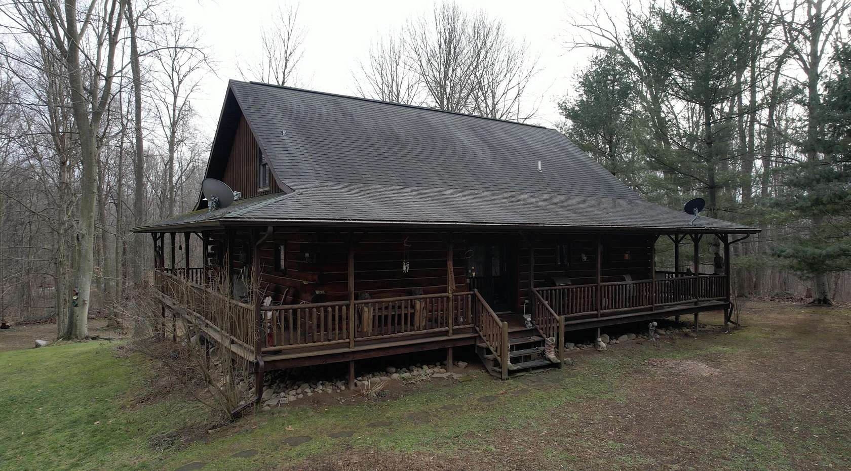 69 Acres of Recreational Land with Home for Sale in Quincy, Michigan