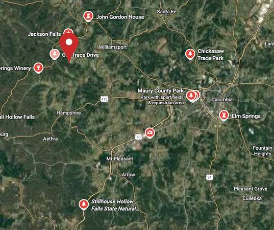 5 Acres of Residential Land for Sale in Hampshire, Tennessee