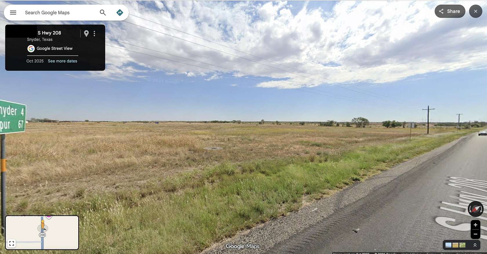 10 Acres of Residential Land for Sale in Snyder, Texas
