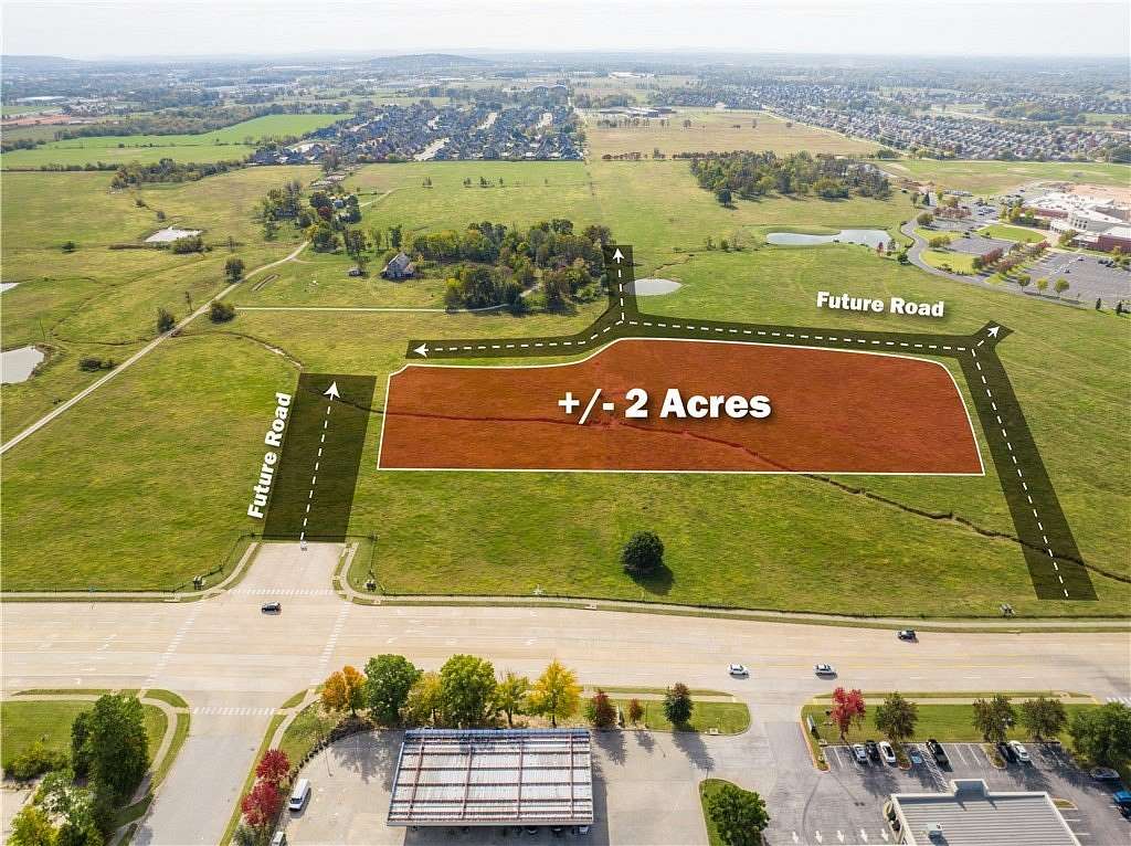 2 Acres of Commercial Land for Sale in Rogers, Arkansas