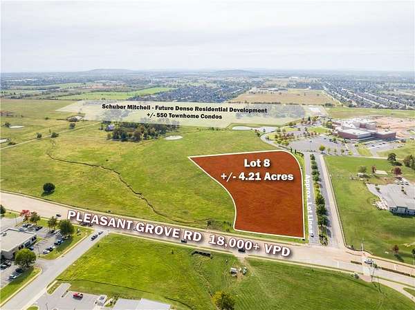 4.2 Acres of Mixed-Use Land for Sale in Rogers, Arkansas