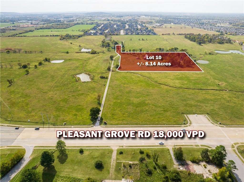8.14 Acres of Mixed-Use Land for Sale in Rogers, Arkansas
