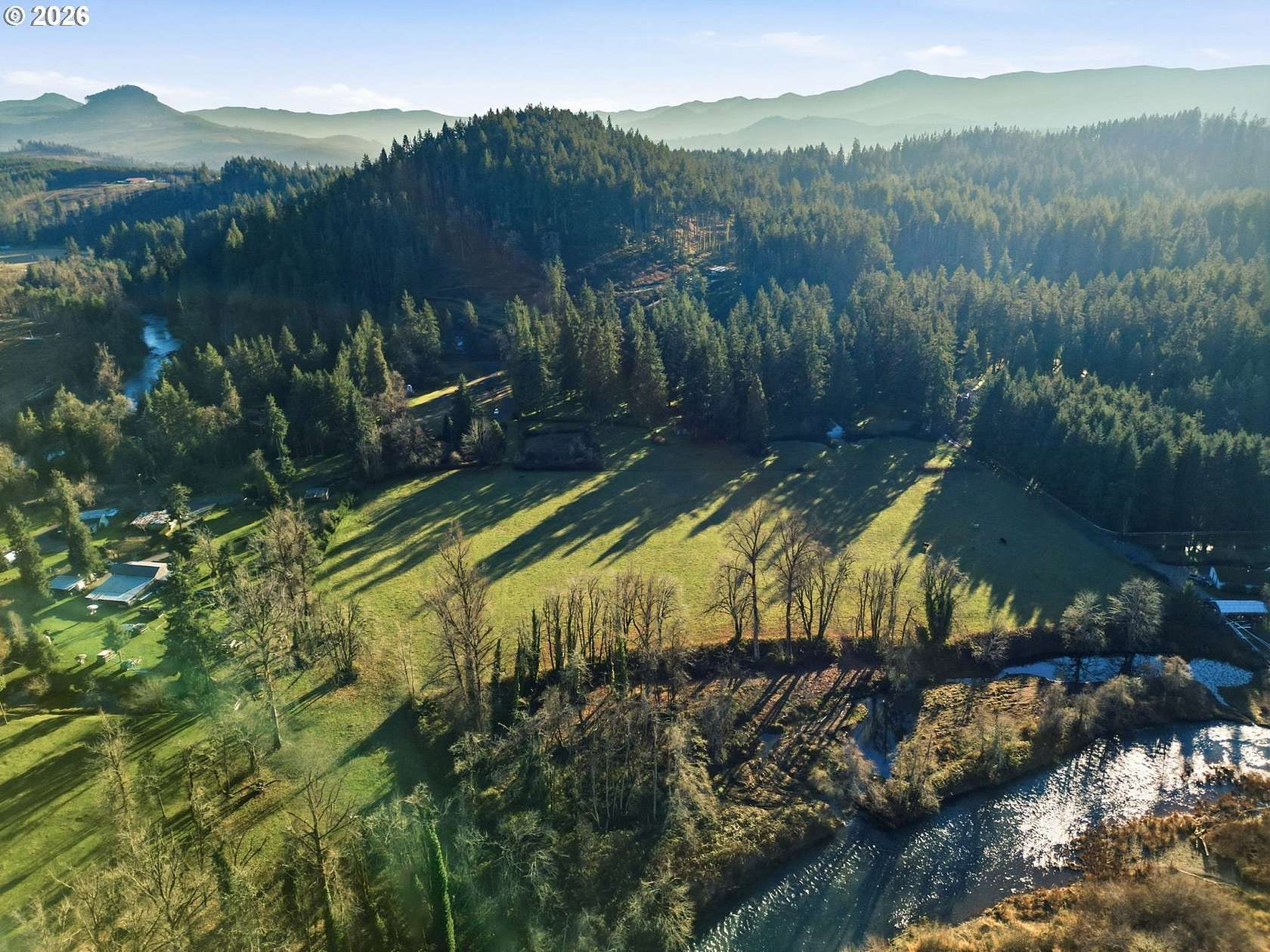 22 Acres of Agricultural Land for Sale in Fall Creek, Oregon