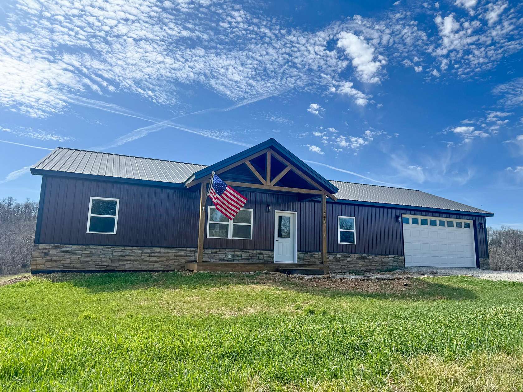 9.56 Acres of Land with Home for Sale in Mansfield, Missouri