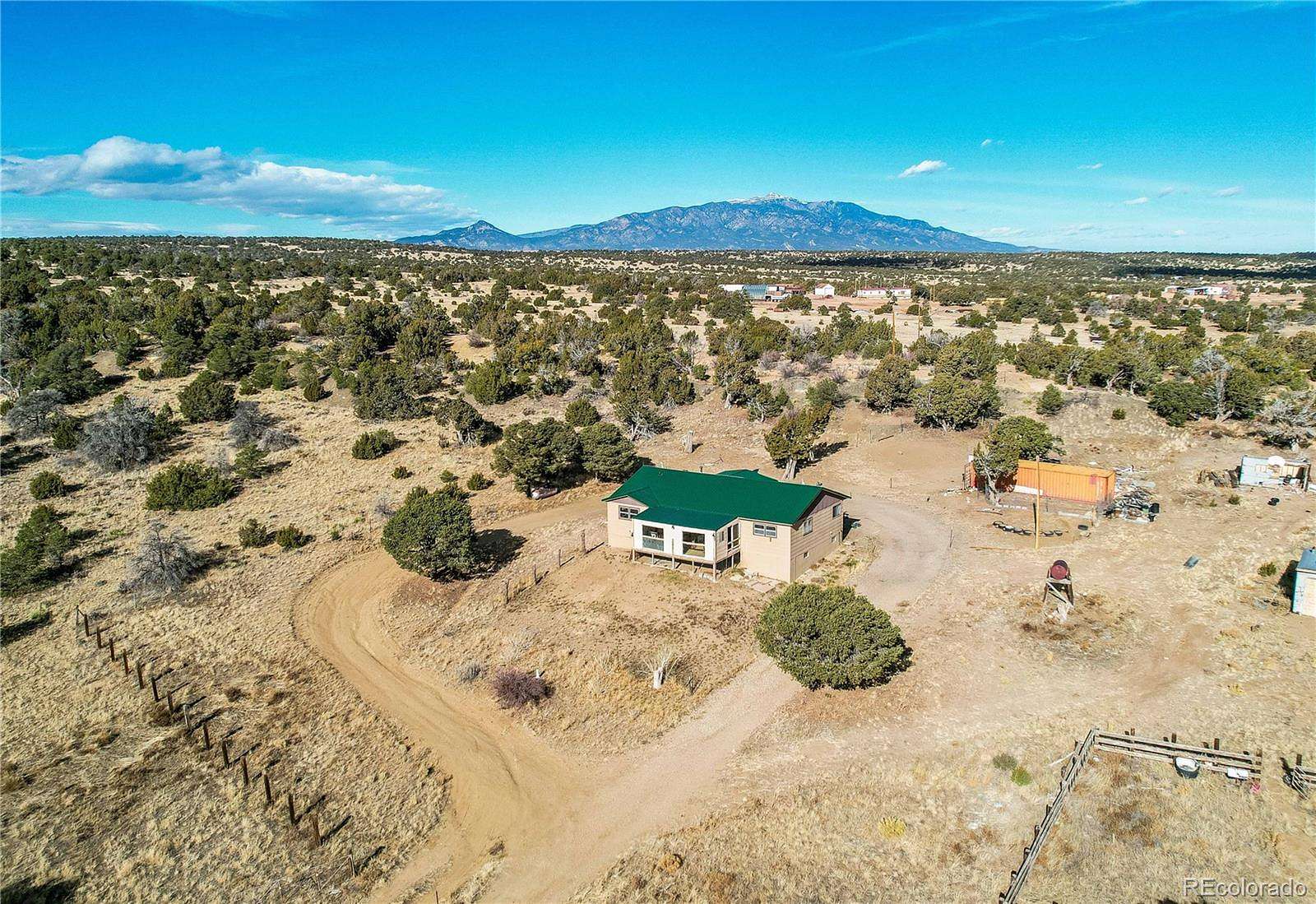 83.6 Acres of Land with Home for Sale in Walsenburg, Colorado