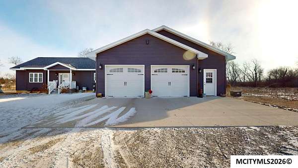 13.8 Acres of Land with Home for Sale in Marble Rock, Iowa