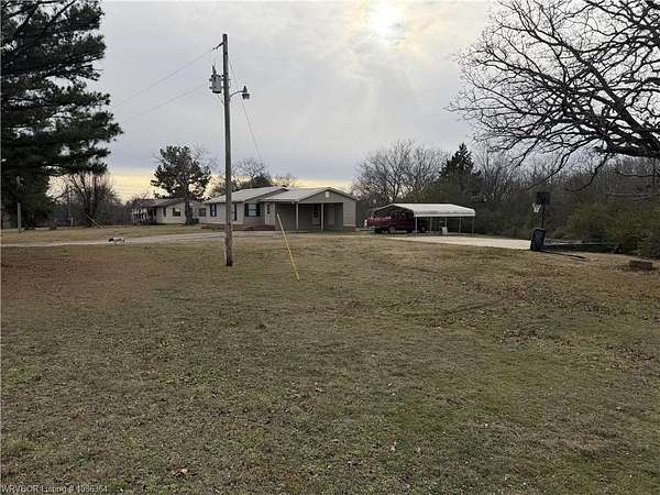 5 Acres of Residential Land with Home for Sale in Spiro, Oklahoma