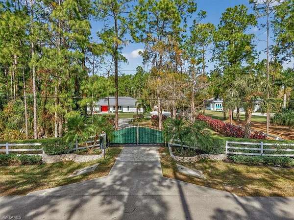 2.5 Acres of Residential Land with Home for Sale in Naples, Florida