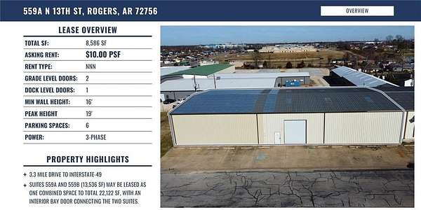 4.26 Acres of Improved Mixed-Use Land for Sale in Rogers, Arkansas