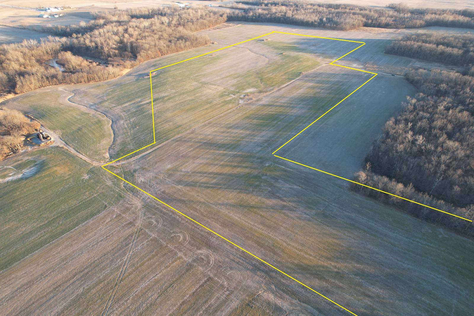 50 Acres of Agricultural Land for Sale in Omaha, Illinois