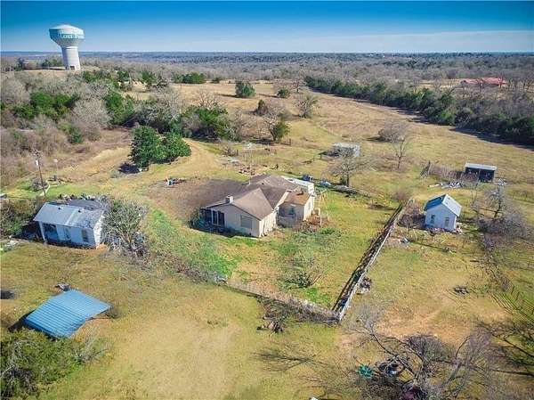 9.61 Acres of Land with Home for Sale in Cedar Creek, Texas